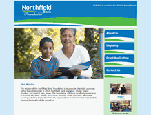 Tablet Screenshot of northfieldbankfoundation.org